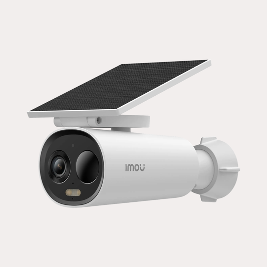 Caméra IP WiFi 3MP avec panneau solaire et batterie rechargeable